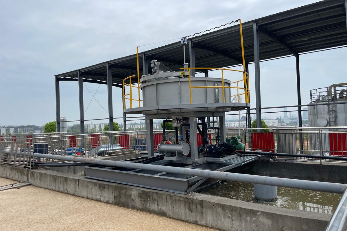 無堵塞淺層氣浮成都眉山餐廚廢水處理項目