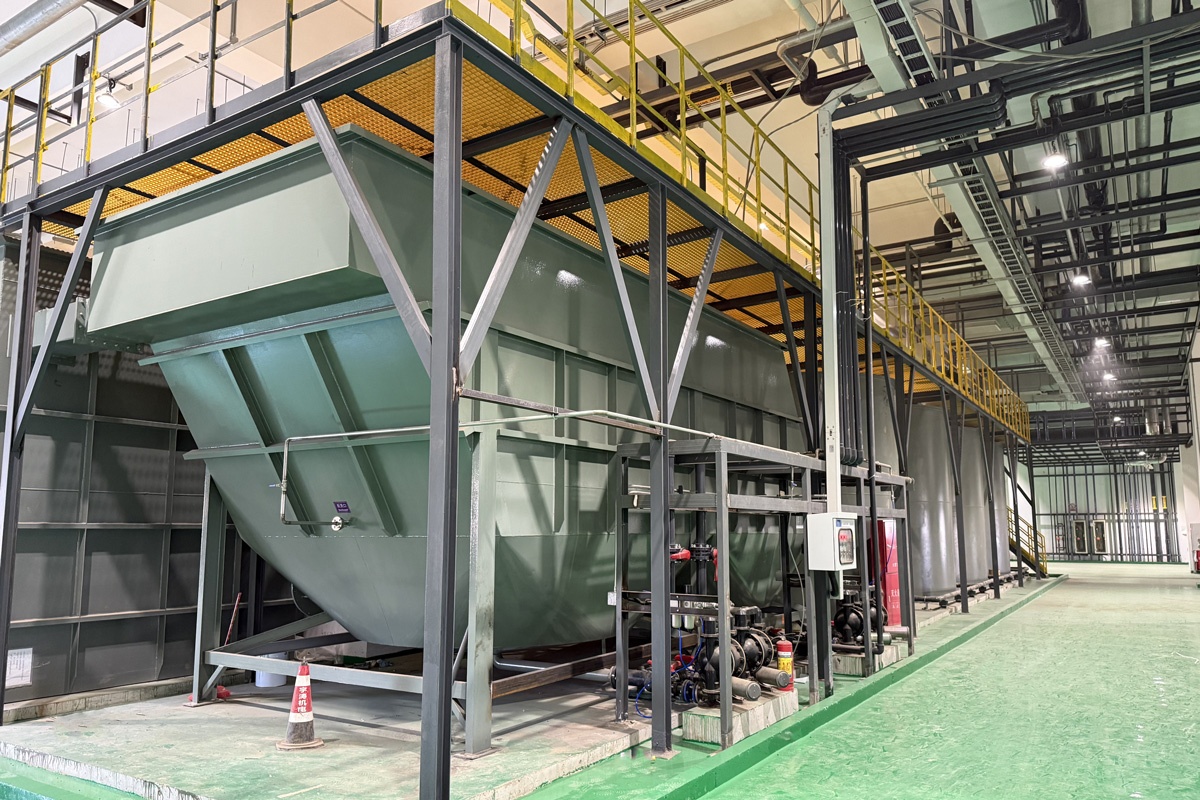 蘭美拉沉淀池上海半導(dǎo)體廢水處理項(xiàng)目