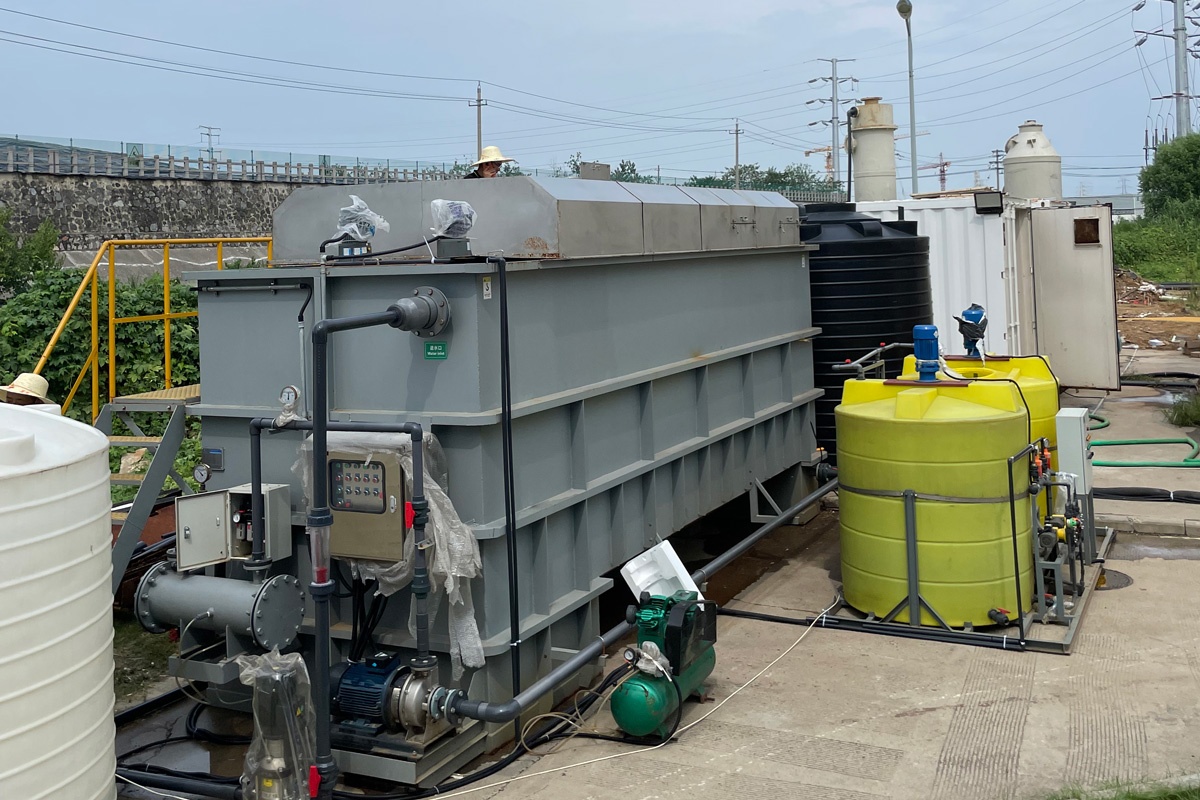 矩形氣浮餐廚滲瀝液廢水處理項(xiàng)目